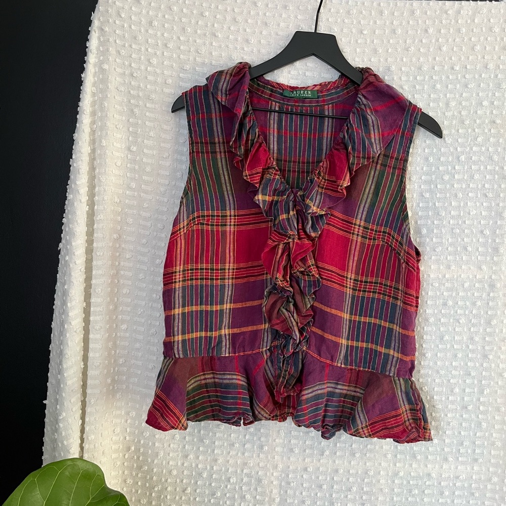 Lauren Ralph Lauren Plaid Blouse